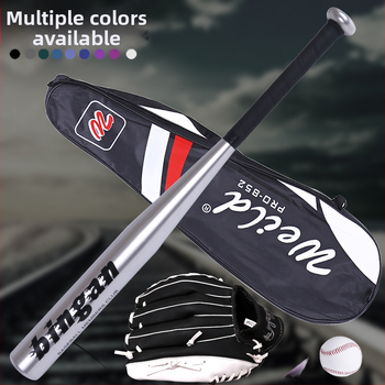 Vaikų beisbolo rinkinys su lazda, pirštine ir softball kamuoliu