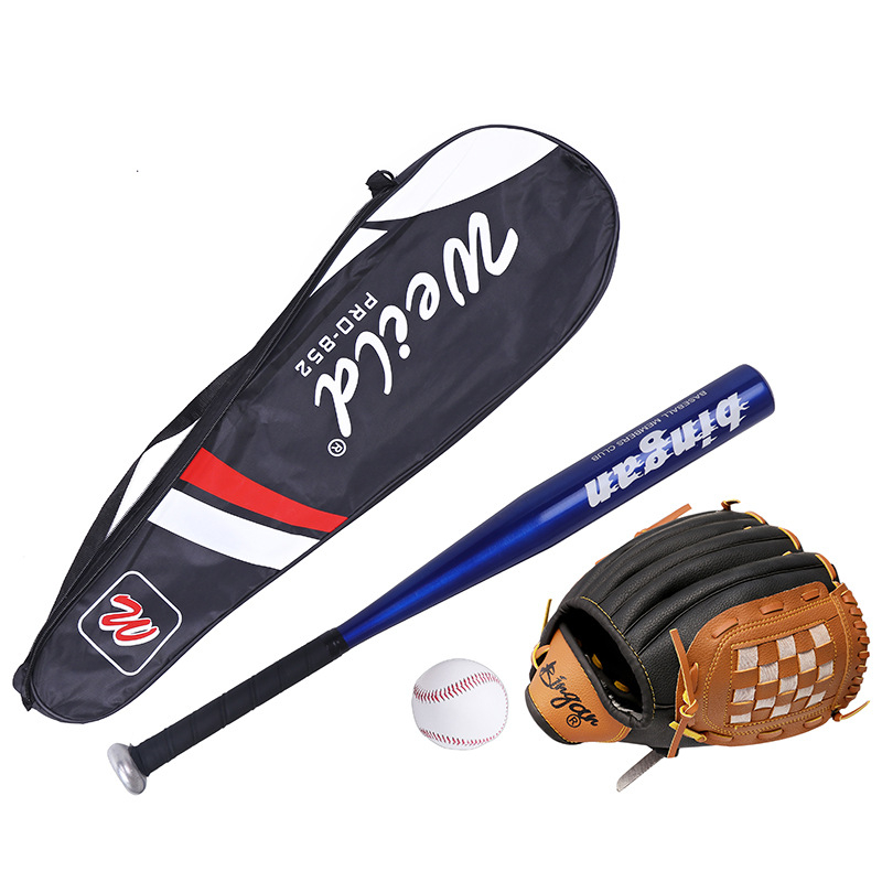 Vaikų beisbolo rinkinys su lazda, pirštine ir softball kamuoliu