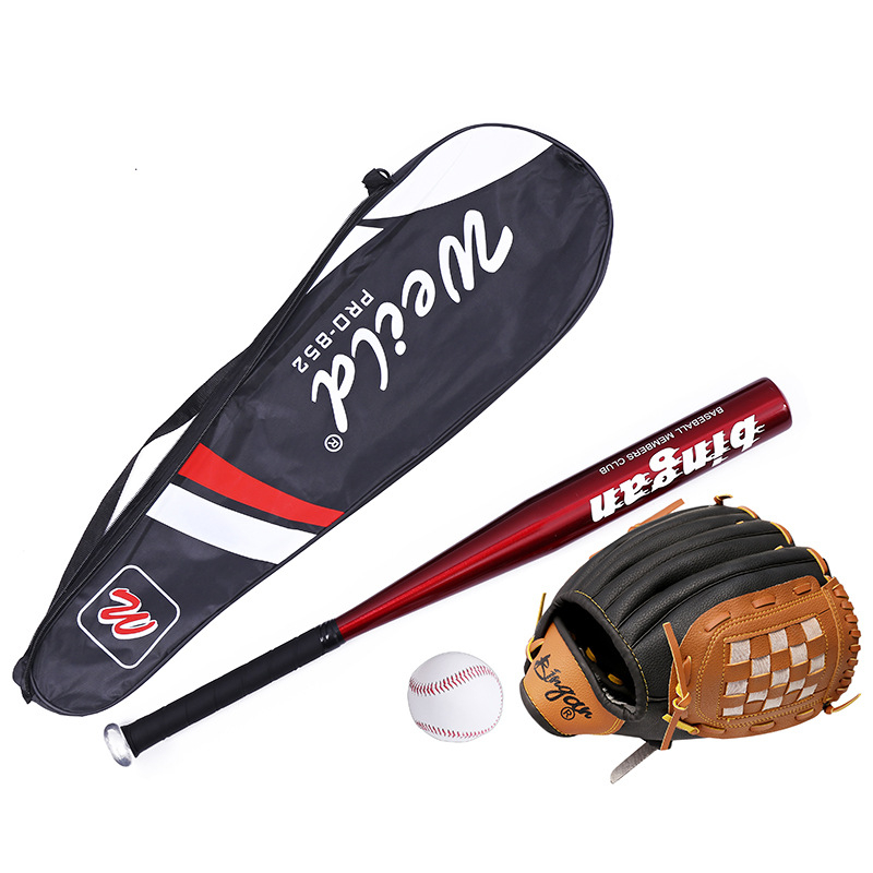 Vaikų beisbolo rinkinys su lazda, pirštine ir softball kamuoliu