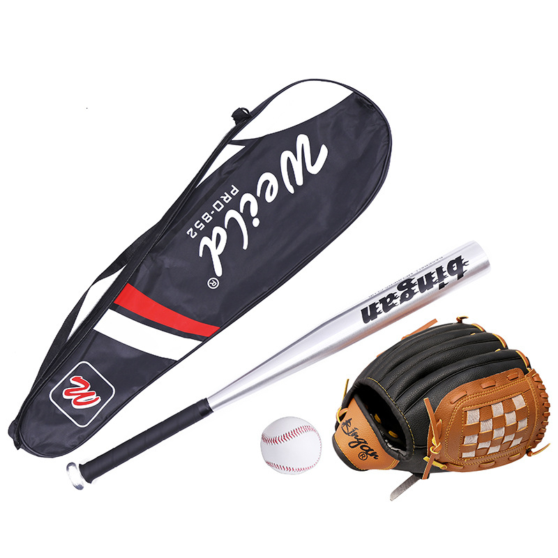 Vaikų beisbolo rinkinys su lazda, pirštine ir softball kamuoliu