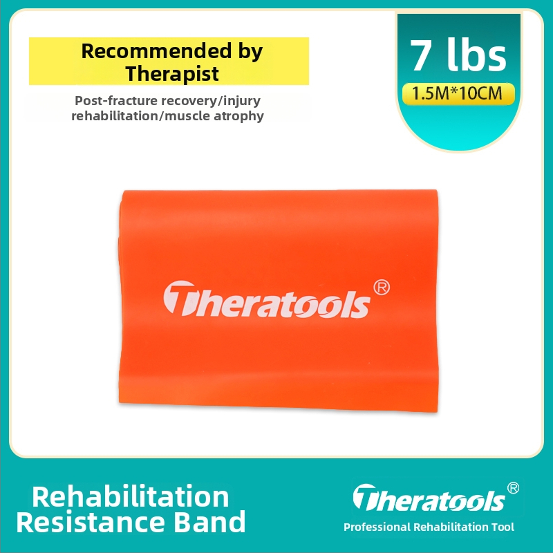 Elastinė pasipriešinimo juosta vaikams, skirta čiurnos atstatymui po lūžio — 5 svarų pasipriešinimas; medžiaga: šilkas; prekė: Kita.