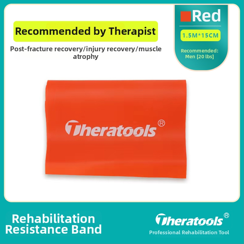 Elastinė pasipriešinimo juosta vaikams, skirta čiurnos atstatymui po lūžio — 5 svarų pasipriešinimas; medžiaga: šilkas; prekė: Kita.