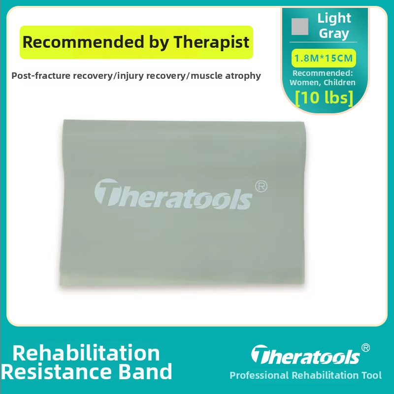 Elastinė pasipriešinimo juosta vaikams, skirta čiurnos atstatymui po lūžio — 5 svarų pasipriešinimas; medžiaga: šilkas; prekė: Kita.