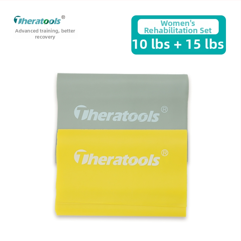 Elastinė pasipriešinimo juosta vaikams, skirta čiurnos atstatymui po lūžio — 5 svarų pasipriešinimas; medžiaga: šilkas; prekė: Kita.