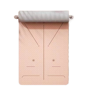 TPE йога мат, двустранно противохлъзгащ се, 8 мм дебелина, по-широки размери, персонализирана за домашни тренировки