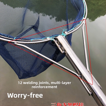 Storas žiedinis nerūdijančio plieno žvejybos tinklas, smulkus krevetėms tinklas, laukinės žvejybos įranga; Tinklo medžiaga: Kitas; Apkroja: Kitas; Gylis: Kitas