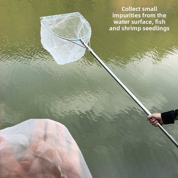 Storas žiedinis nerūdijančio plieno žvejybos tinklas, smulkus krevetėms tinklas, laukinės žvejybos įranga; Tinklo medžiaga: Kitas; Apkroja: Kitas; Gylis: Kitas