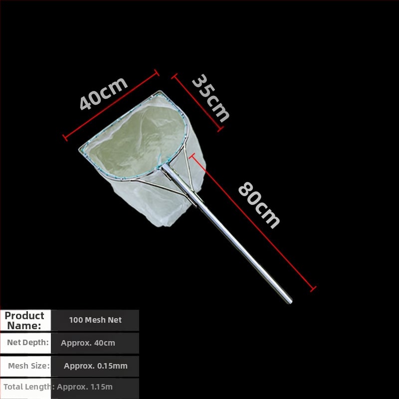 Storas žiedinis nerūdijančio plieno žvejybos tinklas, smulkus krevetėms tinklas, laukinės žvejybos įranga; Tinklo medžiaga: Kitas; Apkroja: Kitas; Gylis: Kitas