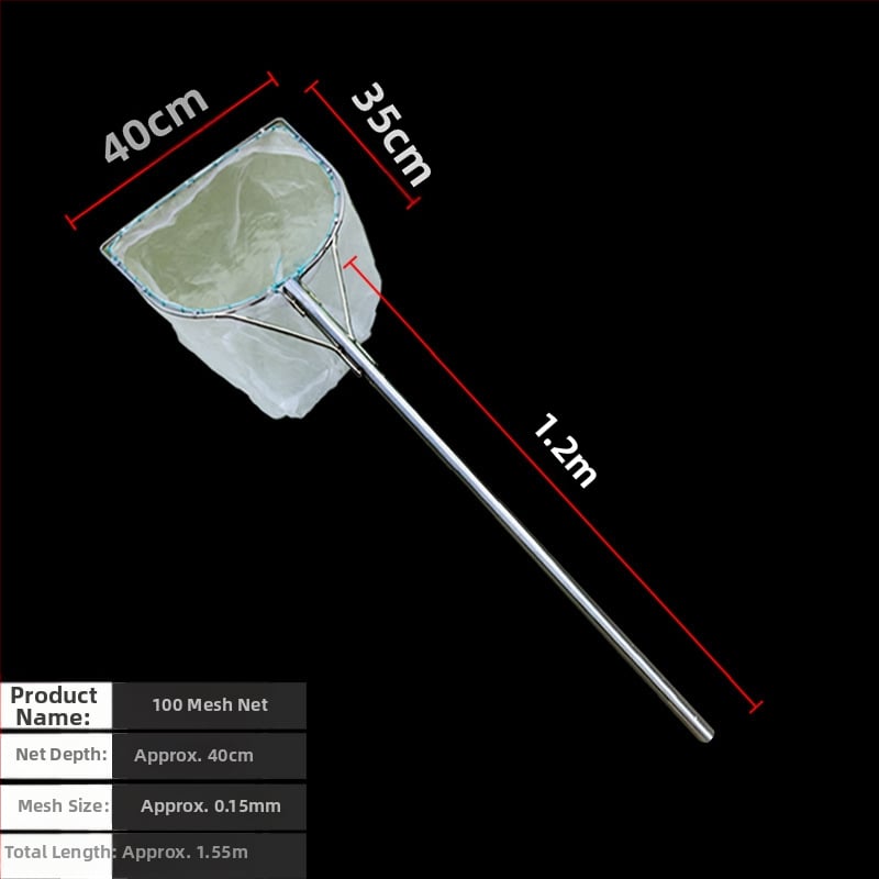 Storas žiedinis nerūdijančio plieno žvejybos tinklas, smulkus krevetėms tinklas, laukinės žvejybos įranga; Tinklo medžiaga: Kitas; Apkroja: Kitas; Gylis: Kitas