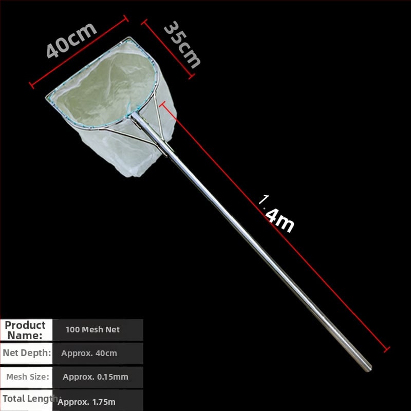 Storas žiedinis nerūdijančio plieno žvejybos tinklas, smulkus krevetėms tinklas, laukinės žvejybos įranga; Tinklo medžiaga: Kitas; Apkroja: Kitas; Gylis: Kitas