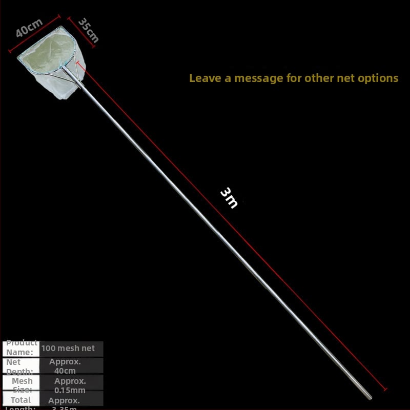 Storas žiedinis nerūdijančio plieno žvejybos tinklas, smulkus krevetėms tinklas, laukinės žvejybos įranga; Tinklo medžiaga: Kitas; Apkroja: Kitas; Gylis: Kitas