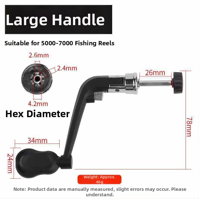 Rockerkäepide kalapüügireelidele, kokkupandav metallist rocker käepide spinnireelidele