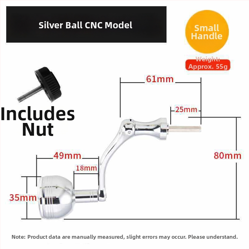 Rockerkäepide kalapüügireelidele, kokkupandav metallist rocker käepide spinnireelidele