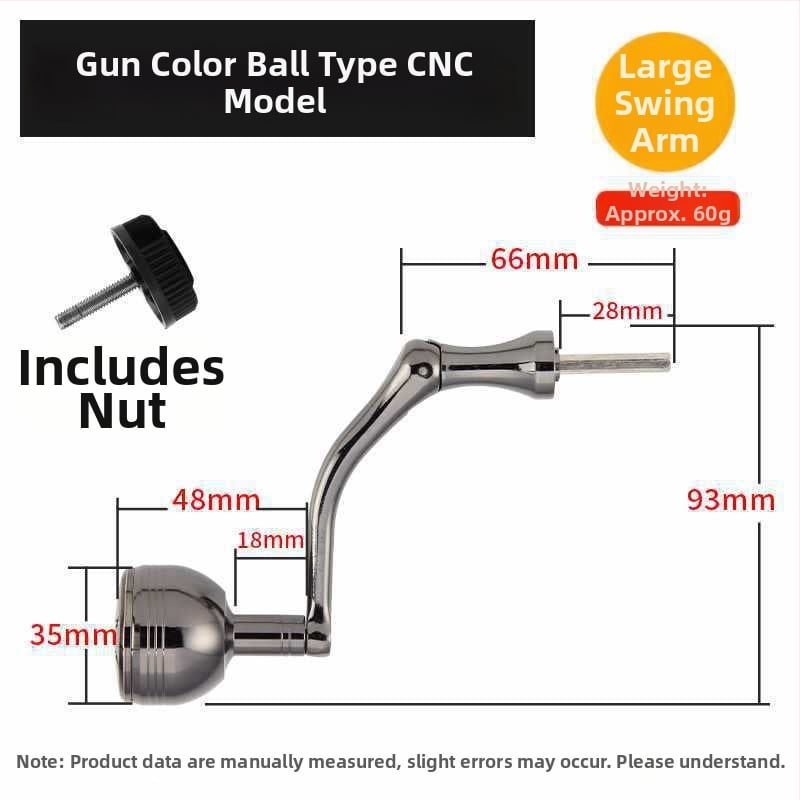 Rockerkäepide kalapüügireelidele, kokkupandav metallist rocker käepide spinnireelidele