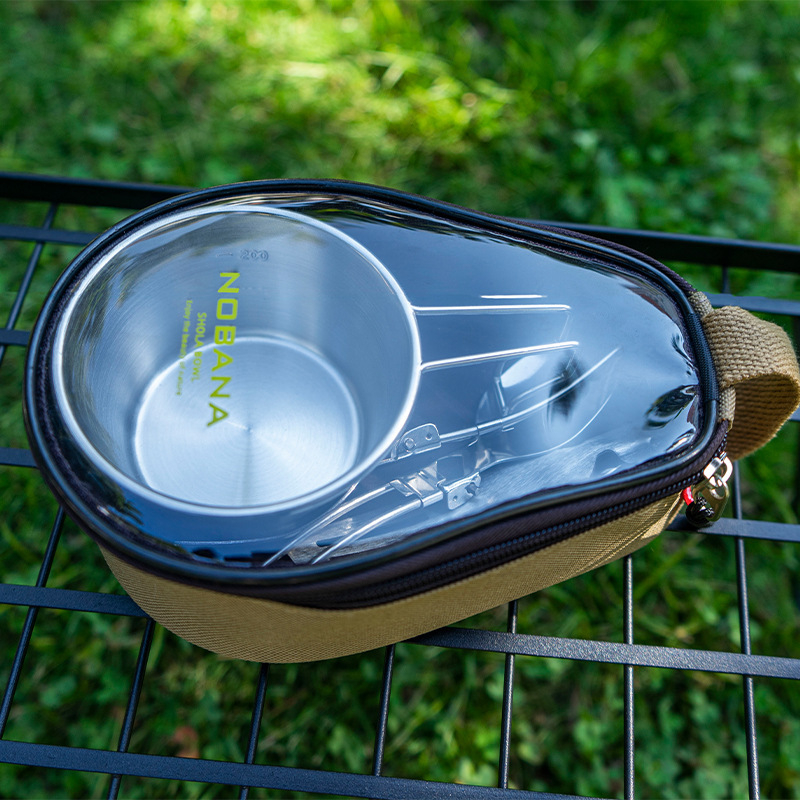 Prijenosni kamp kuhinjski set zdjela od PVC Oxford platna, za 2–4 osobe, model 221107 s torbicom za pohranu