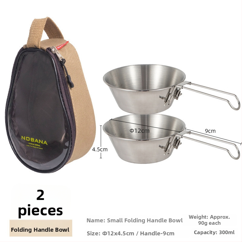 Prijenosni kamp kuhinjski set zdjela od PVC Oxford platna, za 2–4 osobe, model 221107 s torbicom za pohranu