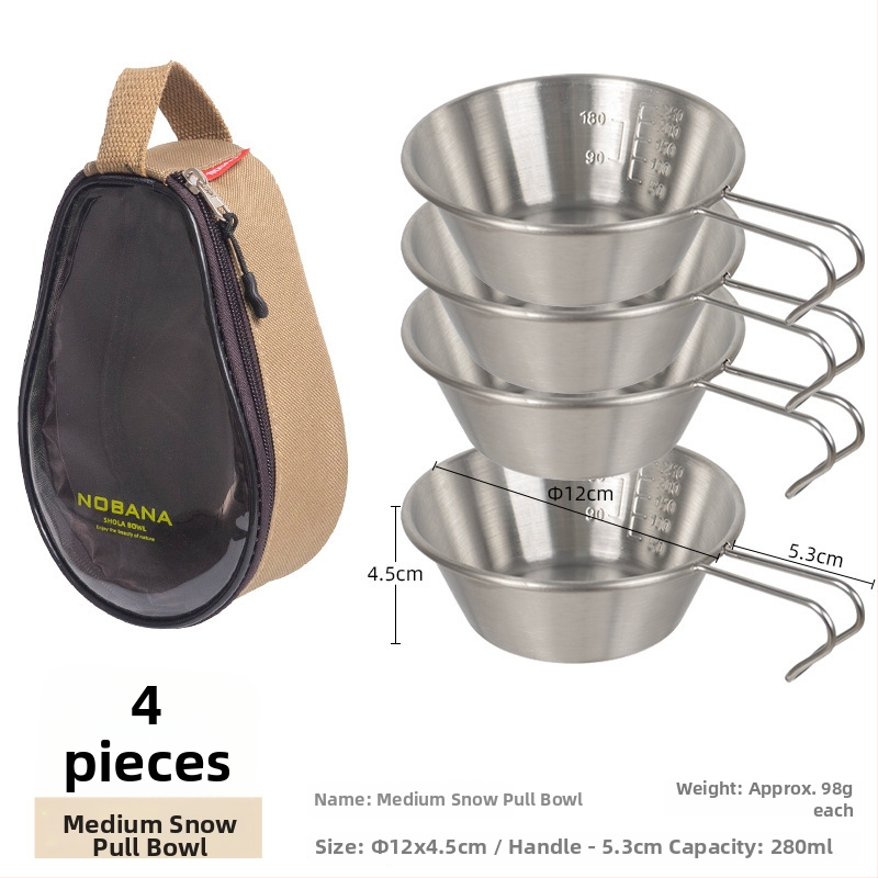 Prijenosni kamp kuhinjski set zdjela od PVC Oxford platna, za 2–4 osobe, model 221107 s torbicom za pohranu