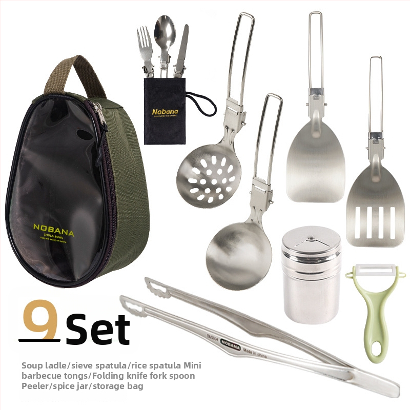 Prijenosni kamp kuhinjski set zdjela od PVC Oxford platna, za 2–4 osobe, model 221107 s torbicom za pohranu