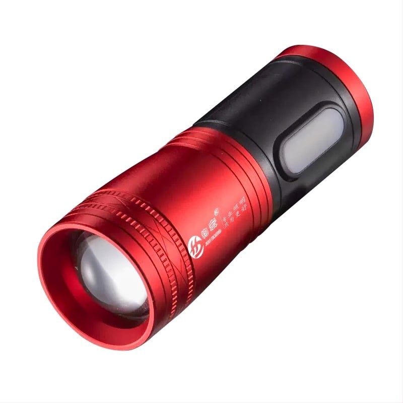 Φακός ψαρέματος LED με ζουμ, αναφορτιζόμενος, τέσσερις LED πηγές φωτισμού, αδιάβροχος, εμβέλεια 500 m