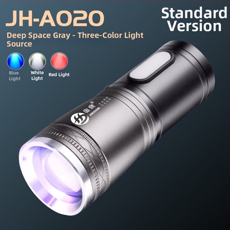 Φακός ψαρέματος LED με ζουμ, αναφορτιζόμενος, τέσσερις LED πηγές φωτισμού, αδιάβροχος, εμβέλεια 500 m