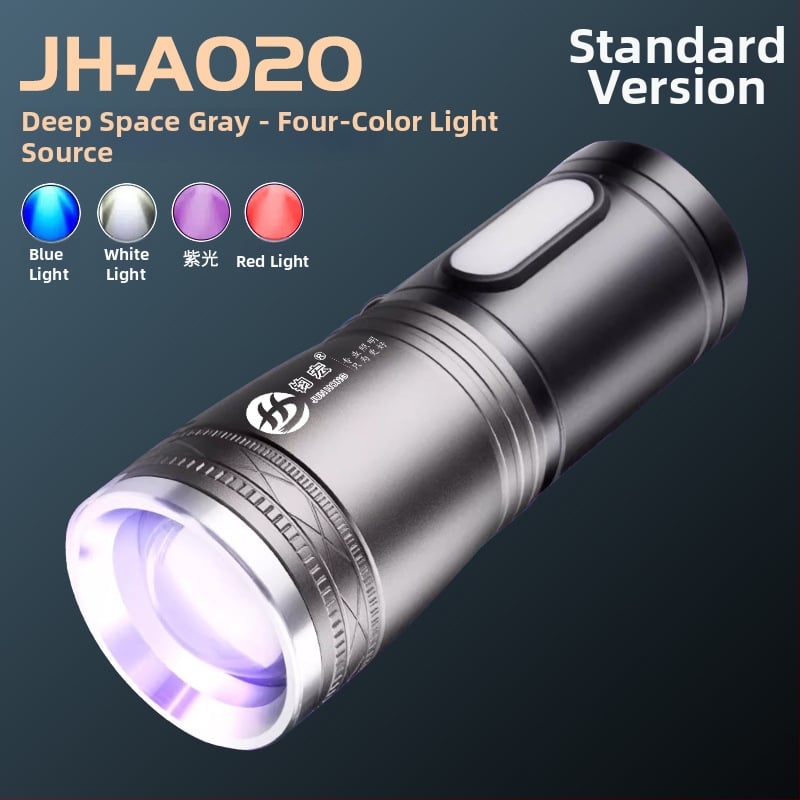 Φακός ψαρέματος LED με ζουμ, αναφορτιζόμενος, τέσσερις LED πηγές φωτισμού, αδιάβροχος, εμβέλεια 500 m