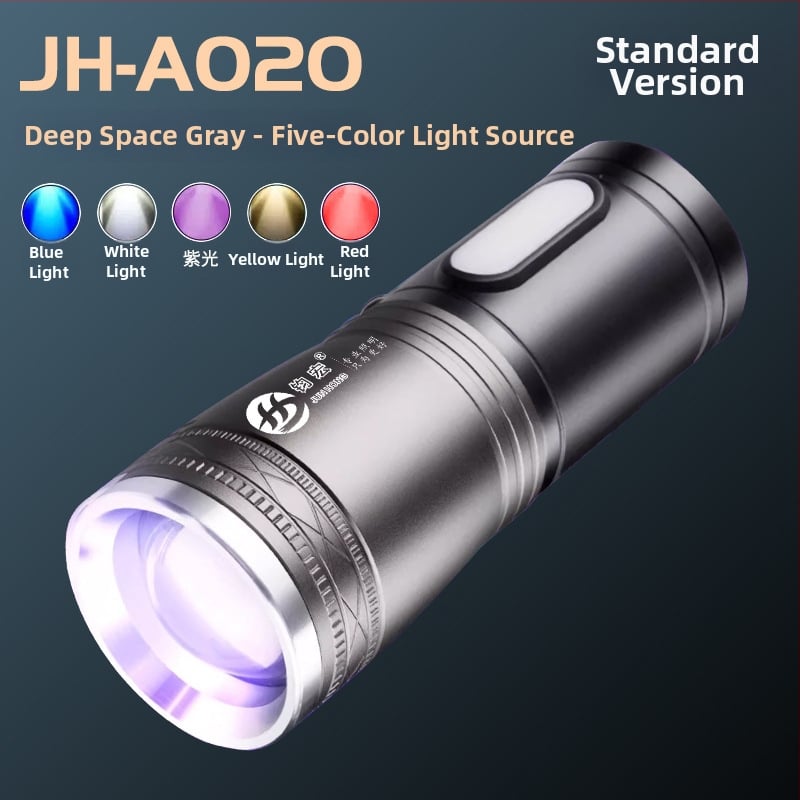 Φακός ψαρέματος LED με ζουμ, αναφορτιζόμενος, τέσσερις LED πηγές φωτισμού, αδιάβροχος, εμβέλεια 500 m