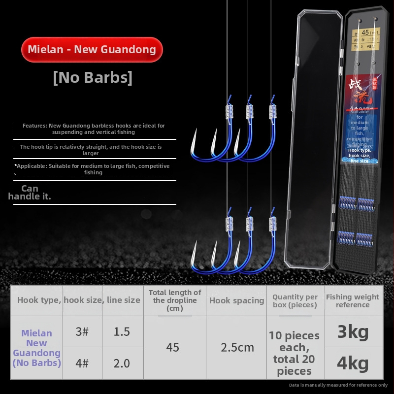 Dviejų kabliukų Esany sleeve su anti-surišimu, komplektas 1000 vnt., žvejybai rezervuare ir tvenkinyje