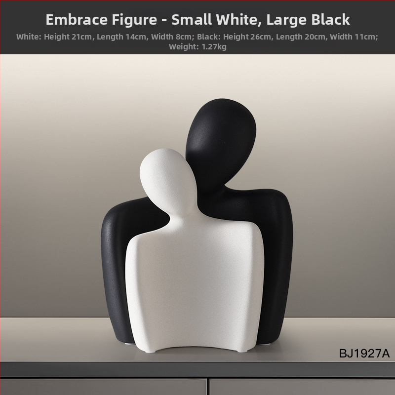 Porcelaninis ornamentas | Modernus minimalistinis stilius, abstraktus dryžių dizainas | Prekės ženklas Hehan