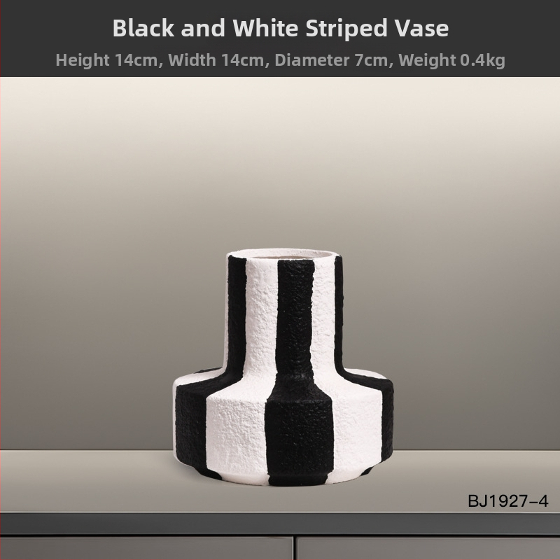 Porcelaninis ornamentas | Modernus minimalistinis stilius, abstraktus dryžių dizainas | Prekės ženklas Hehan