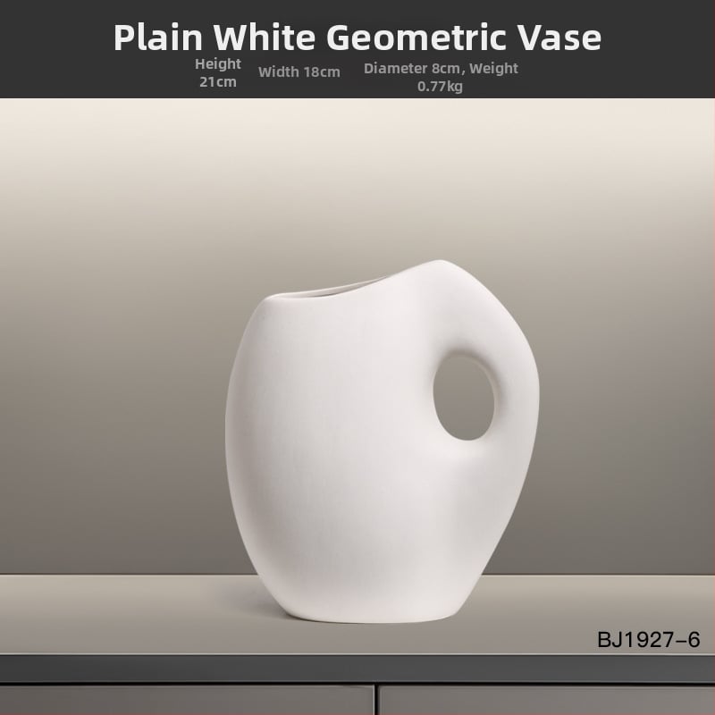 Porcelaninis ornamentas | Modernus minimalistinis stilius, abstraktus dryžių dizainas | Prekės ženklas Hehan