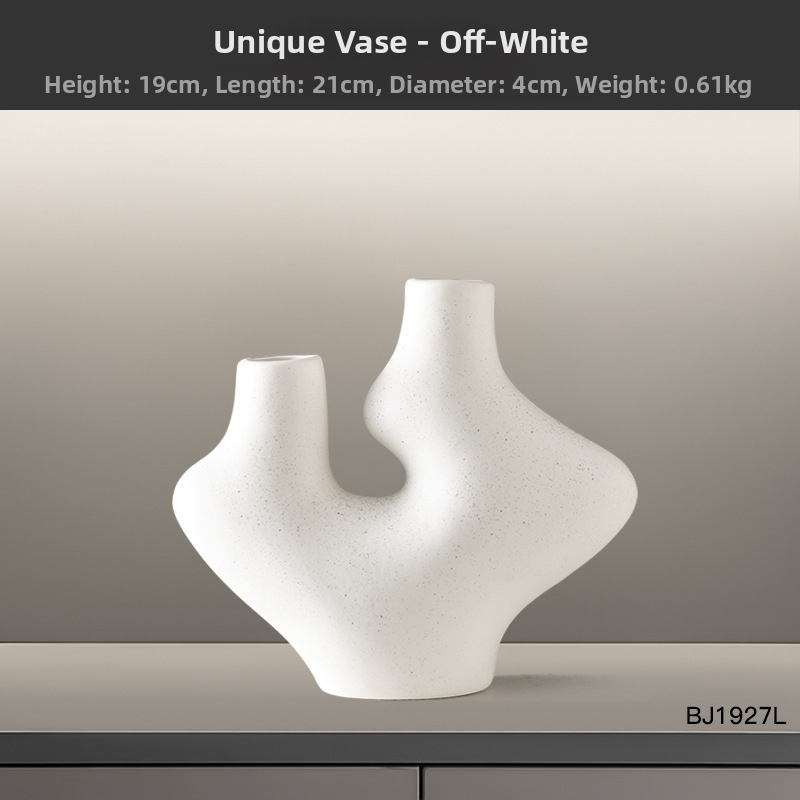 Porcelaninis ornamentas | Modernus minimalistinis stilius, abstraktus dryžių dizainas | Prekės ženklas Hehan