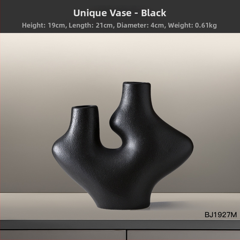 Porcelaninis ornamentas | Modernus minimalistinis stilius, abstraktus dryžių dizainas | Prekės ženklas Hehan