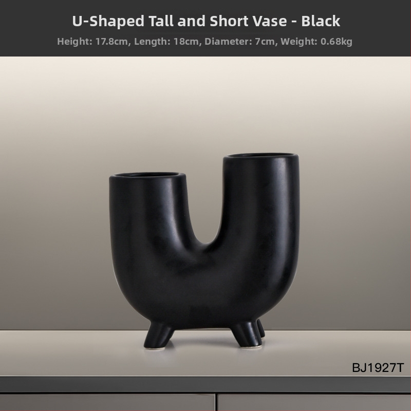 Porcelaninis ornamentas | Modernus minimalistinis stilius, abstraktus dryžių dizainas | Prekės ženklas Hehan