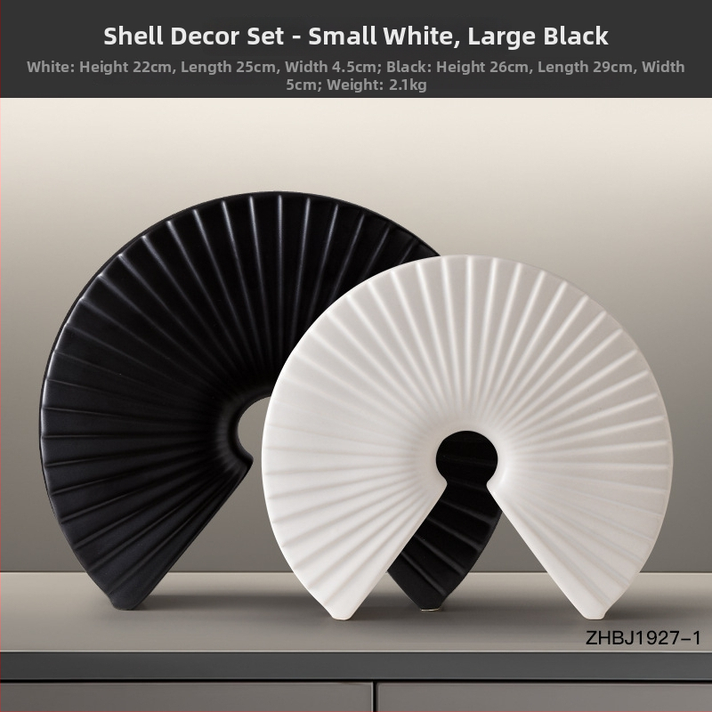 Porcelaninis ornamentas | Modernus minimalistinis stilius, abstraktus dryžių dizainas | Prekės ženklas Hehan