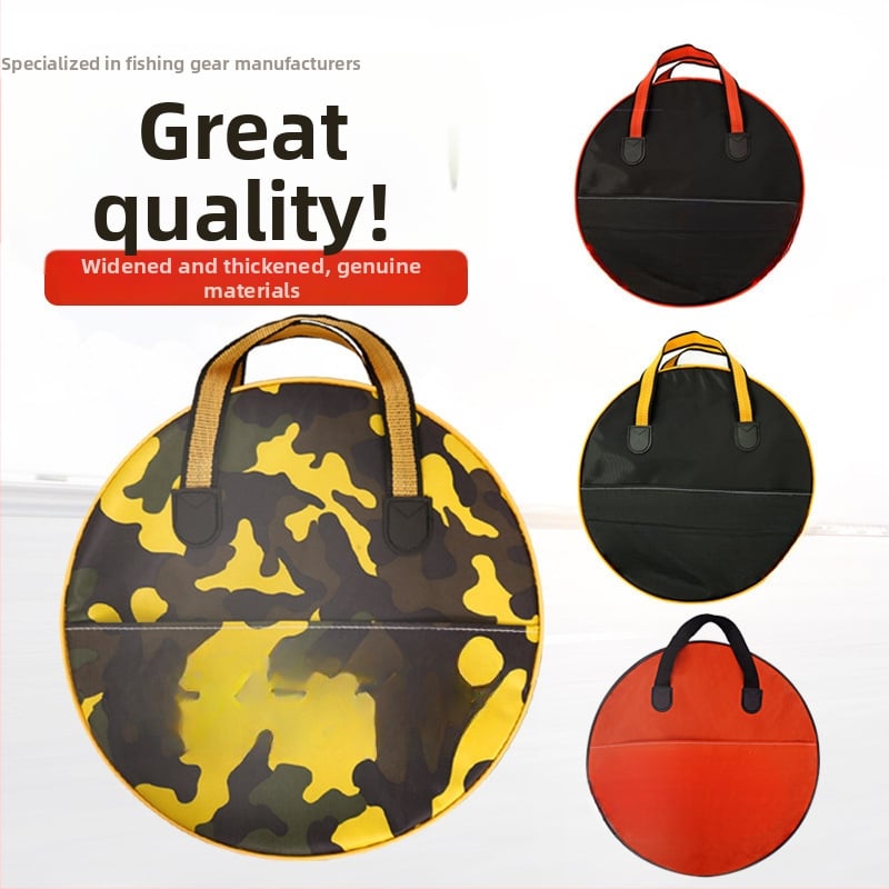 Silikoonist kalastusvarustuse kott – ümmarguse kujuga, veekindel, mitmekülgne