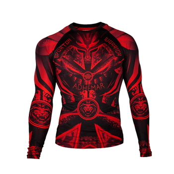 Ilgos rankovės treniravimo viršus bokso ir Muay Thai sanda, suaugusiems, unisex, Lycra audinys su 85% poliesterio įdėklu