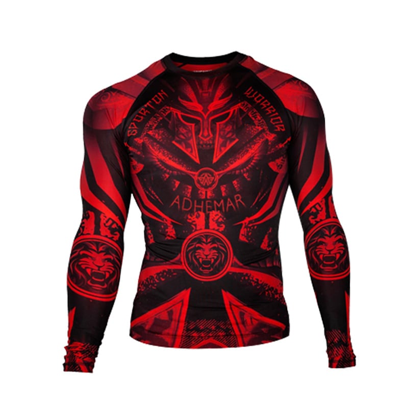 Ilgos rankovės treniravimo viršus bokso ir Muay Thai sanda, suaugusiems, unisex, Lycra audinys su 85% poliesterio įdėklu