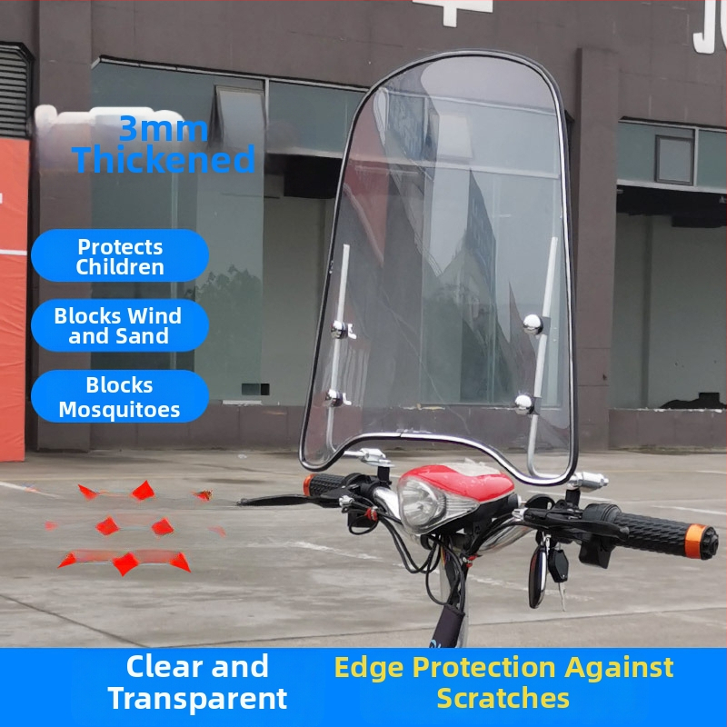 Предно стъкло за електрически превозни средства, мотори и триколки – модел df-001