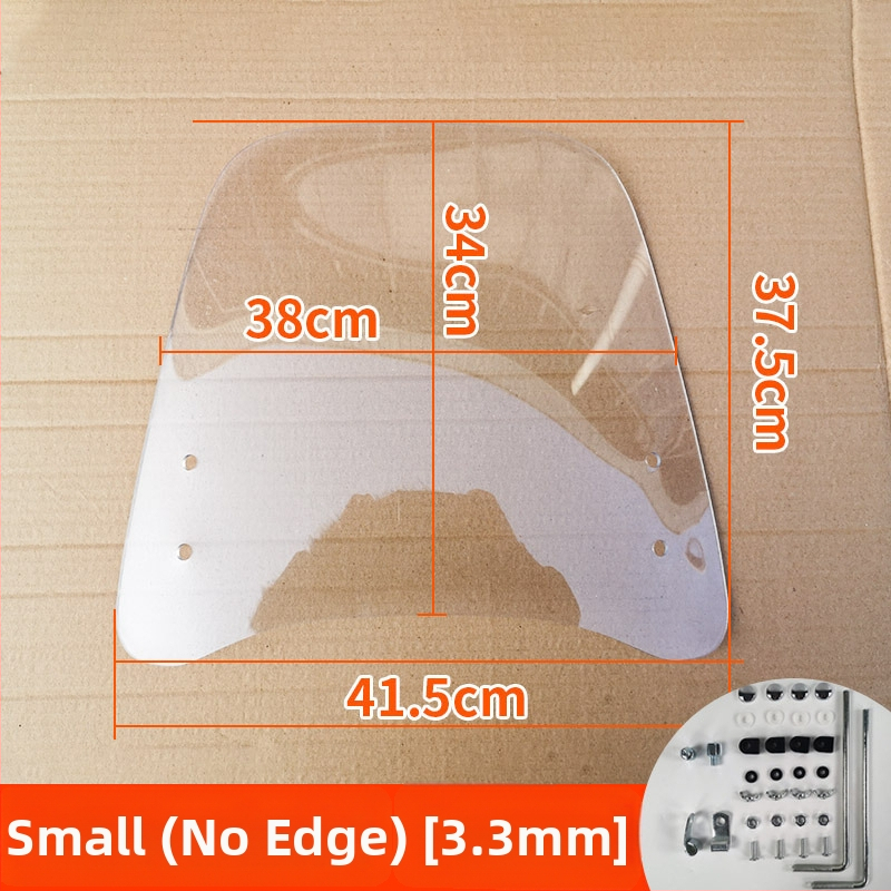 Priekinis stiklas elektrinėms transporto priemonėms, motociklams ir triratėms – modelis df-001