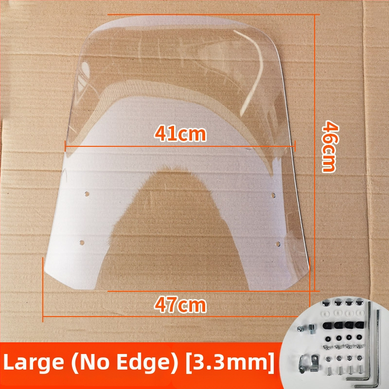Priekinis stiklas elektrinėms transporto priemonėms, motociklams ir triratėms – modelis df-001