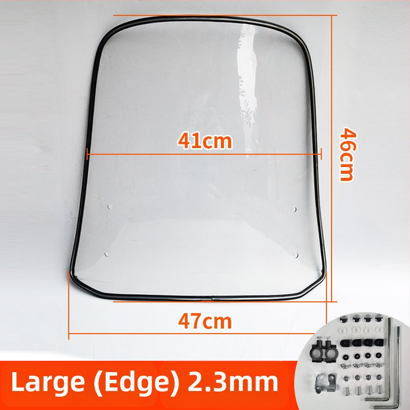 Priekinis stiklas elektrinėms transporto priemonėms, motociklams ir triratėms – modelis df-001