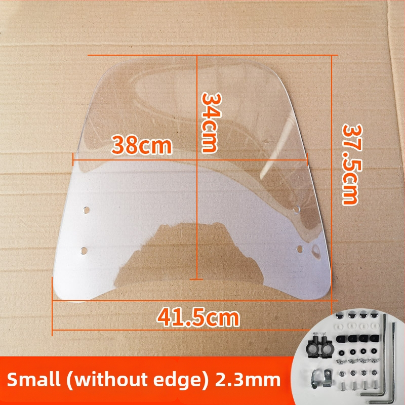 Priekinis stiklas elektrinėms transporto priemonėms, motociklams ir triratėms – modelis df-001