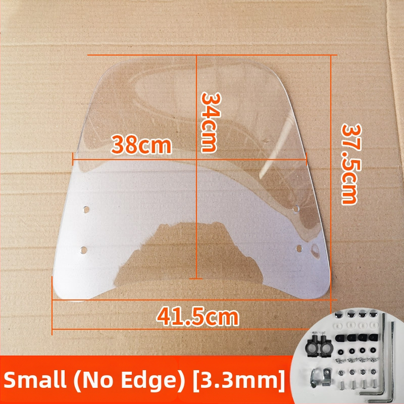 Priekinis stiklas elektrinėms transporto priemonėms, motociklams ir triratėms – modelis df-001