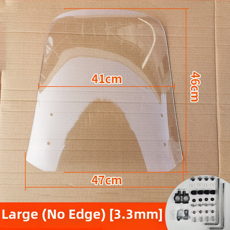 Priekinis stiklas elektrinėms transporto priemonėms, motociklams ir triratėms – modelis df-001