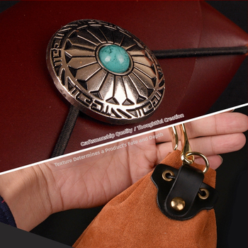 Nahast juveelide kott etnilise stiiliga – helmeste ja jade käevõru hoiukott, Hedon