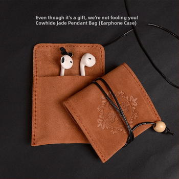 Nahast juveelide kott etnilise stiiliga – helmeste ja jade käevõru hoiukott, Hedon