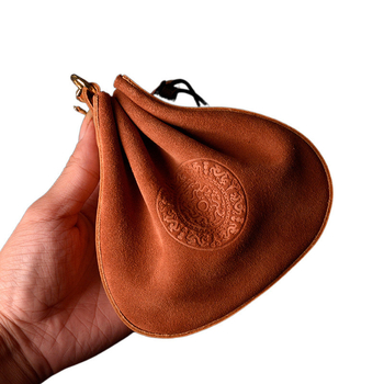 Nahast juveelide kott etnilise stiiliga – helmeste ja jade käevõru hoiukott, Hedon