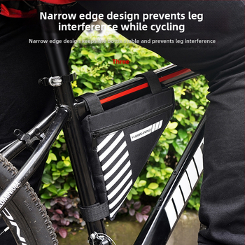 Велосипедна чанта с преден държач за вода, чанта върху горна тръба над седло и триъгълна чанта за инструменти — марка Powerful merchant; Без подплата; Категория: Чанта за велосипед