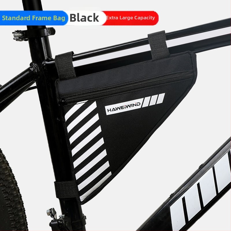 Велосипедна чанта с преден държач за вода, чанта върху горна тръба над седло и триъгълна чанта за инструменти — марка Powerful merchant; Без подплата; Категория: Чанта за велосипед