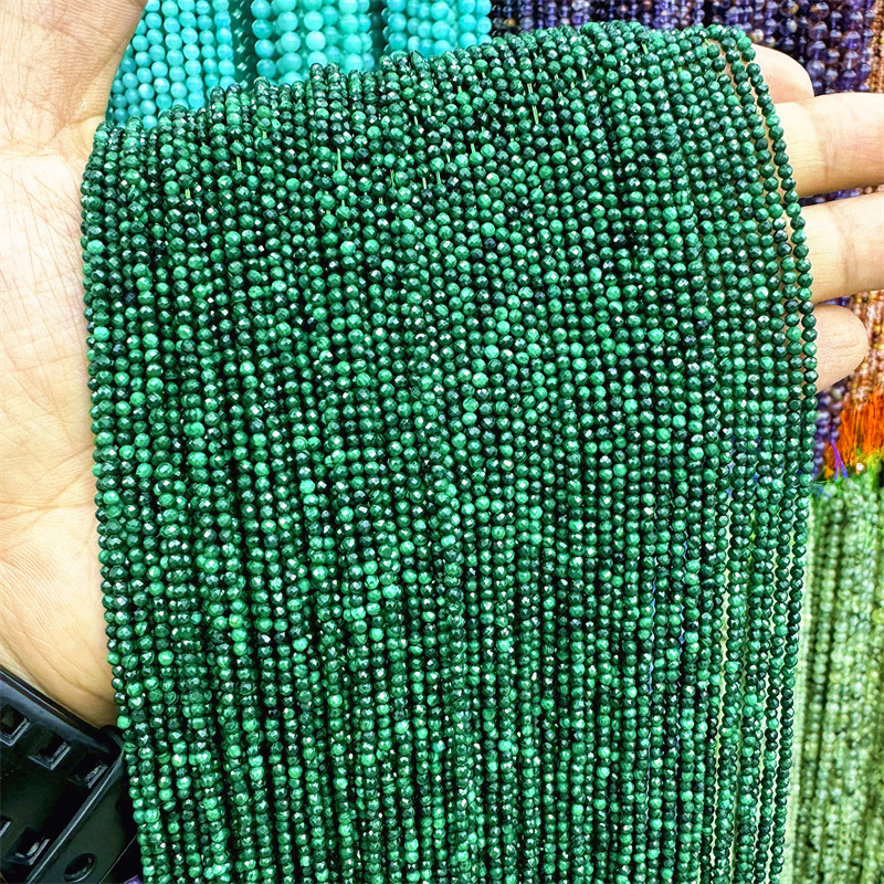 Χάντρες για κέντημα, φυσικός λίθος, χαραγμένη επιφάνεια, στρογγυλές χάντρες, μοτίβο φυσικού λίθου